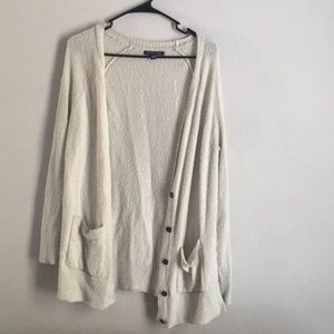 American Eagle Cream Cardigan